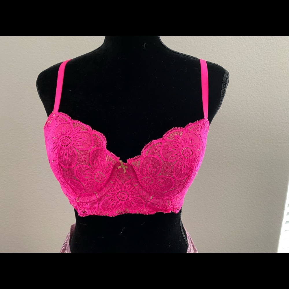 5/$25! Aerie Pink Lace Bra